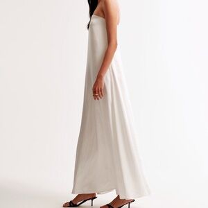 Abercrombie & Fitch White Maxi Dress